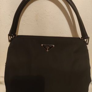 Authentic Prada Black Nylon handbag